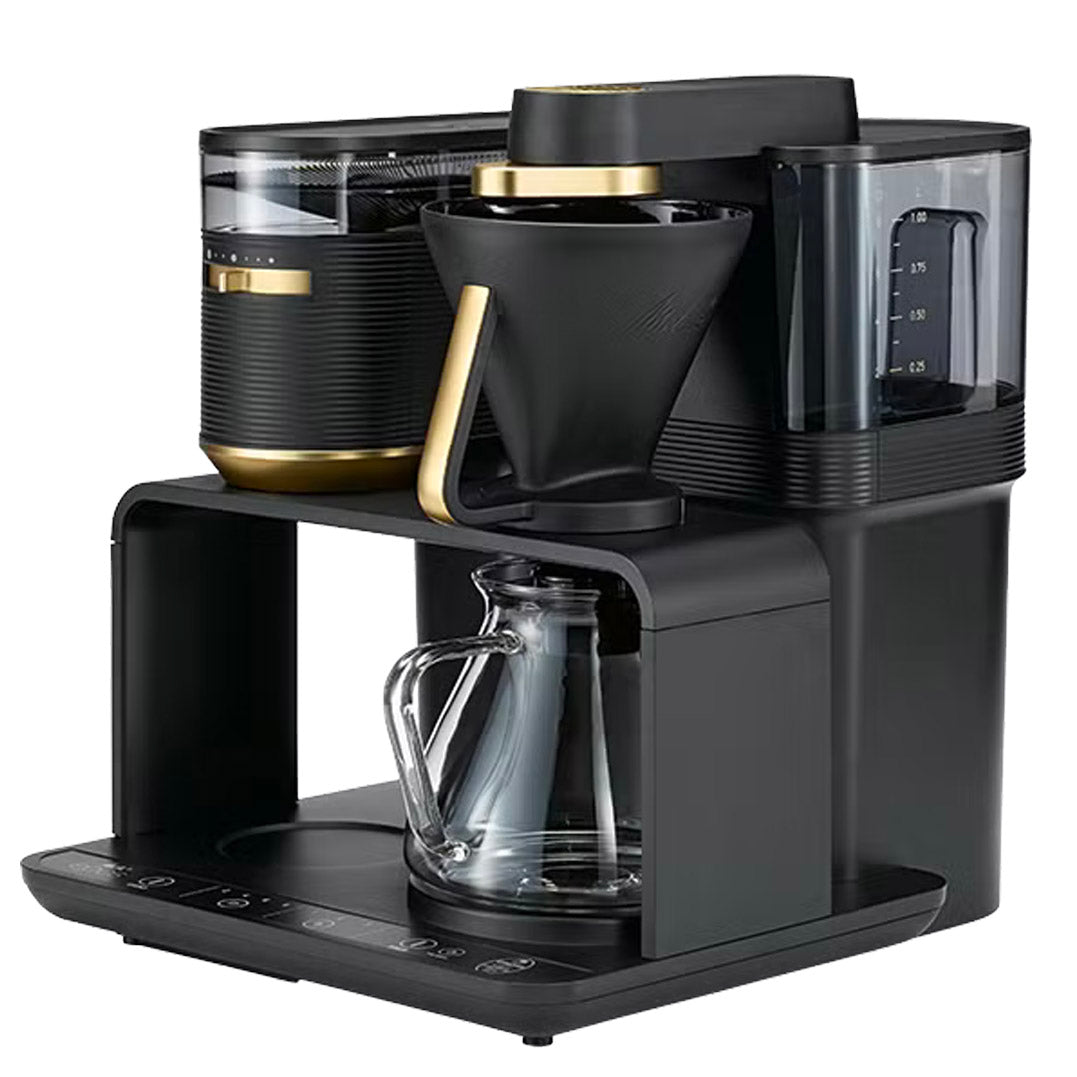 MELITTA Cafetière filtre EPOS avec moulin intégré et douchette rotative à 360