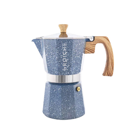 Café Rosco - artisan torréfacteur en  Corse - café de spécialité - cafetière italienne - cafetière bleue - moka