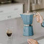 Café Rosco - Torréfacteur artisanal en  Corse - café de spécialité - cafetière italienne - cafetière bleue - moka