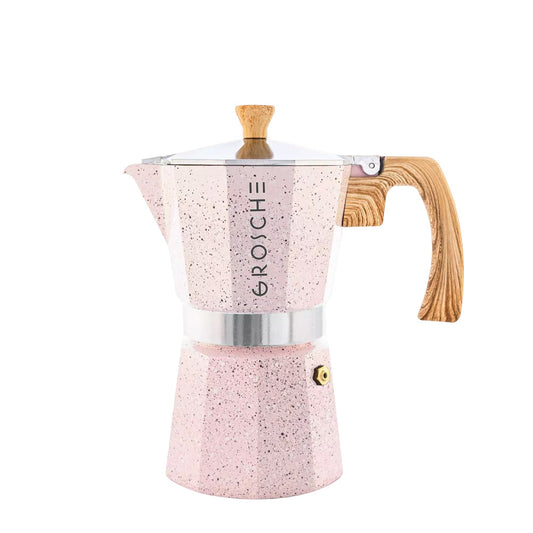 Café Rosco - Torréfacteur artisanal en  Corse - café de spécialité - cafetière italienne - cafetière rose - moka