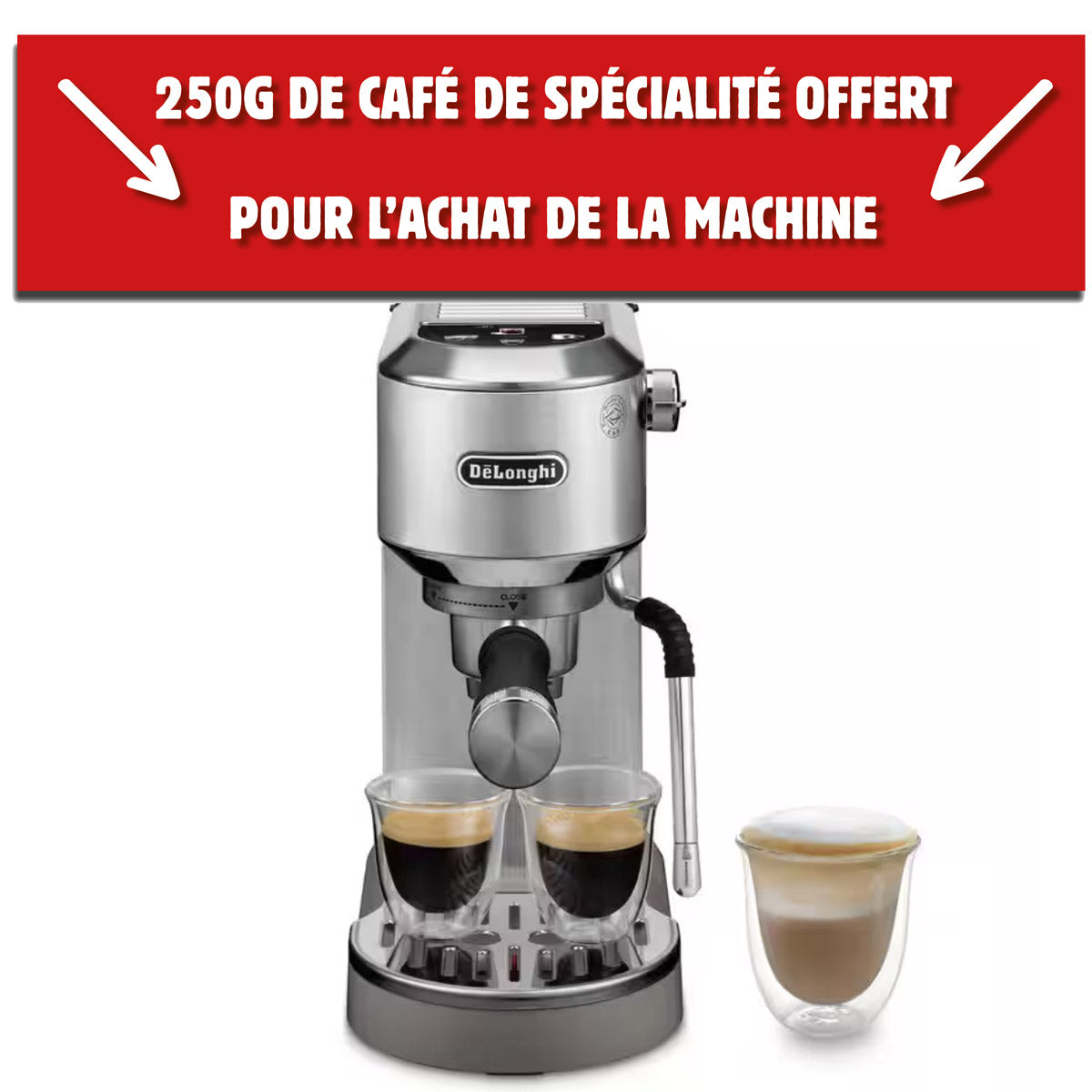 DE'LONGHI Dedica - Machine espresso manuelle - percolateur