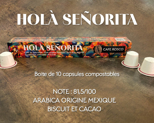 café de spécialité _ torréfaction artisanale en Corse _ capsules de café compostables compatibles Nespresso _ Café en grains - café moulu _ Café du Mexique