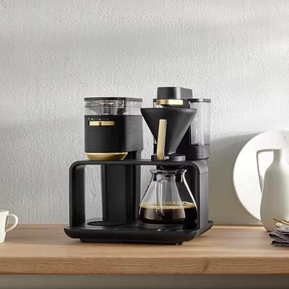 MELITTA Cafetière filtre EPOS avec moulin intégré et douchette rotative à 360