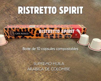 café de spécialité _ torréfaction artisanale en Corse _ capsules de café compostables compatibles Nespresso _ Café en grains - café moulu _ Café de Colombie